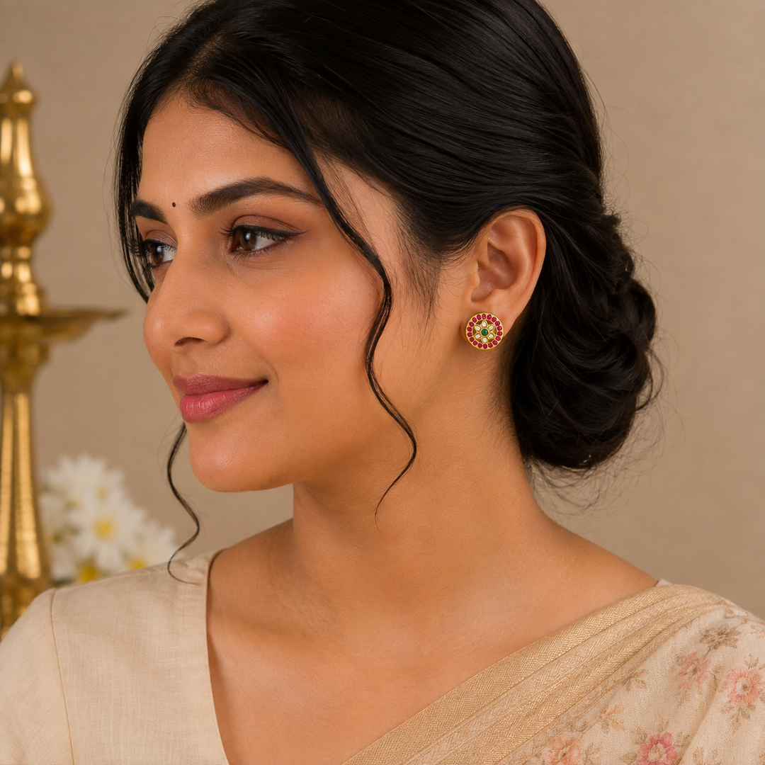 Kusumita Kundan Studs