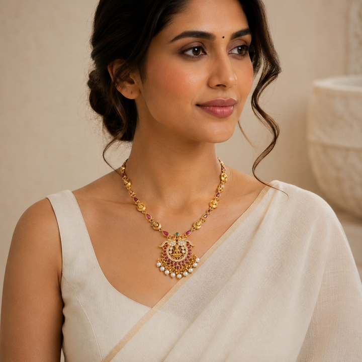 Haripriyaa Temple Necklace