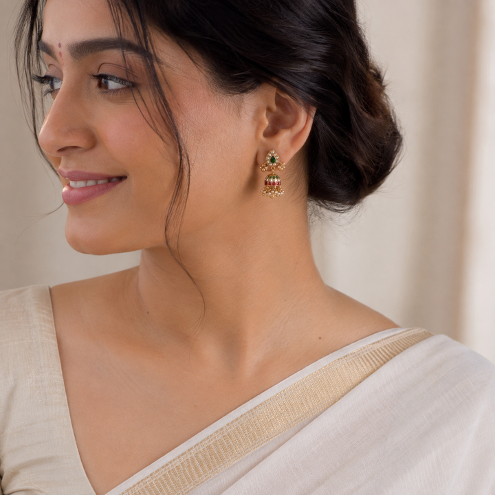 Ambara Kundan Jhumki
