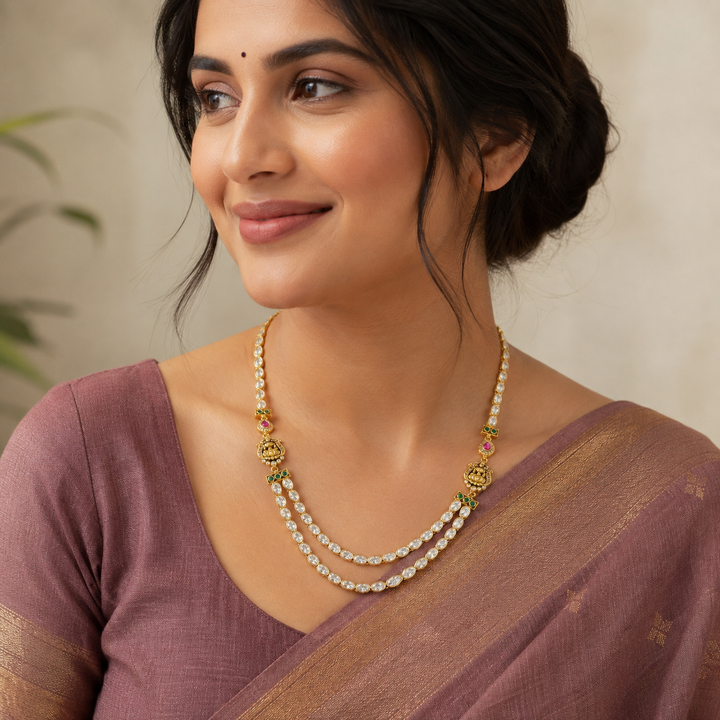 Mrinalini Temple Necklace