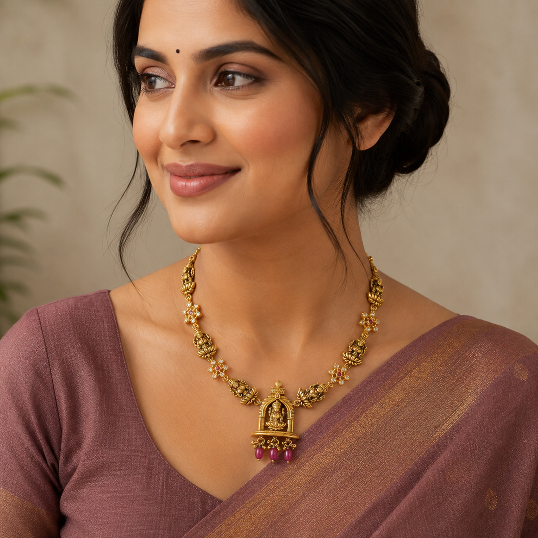 Vaibhavi Temple Necklace