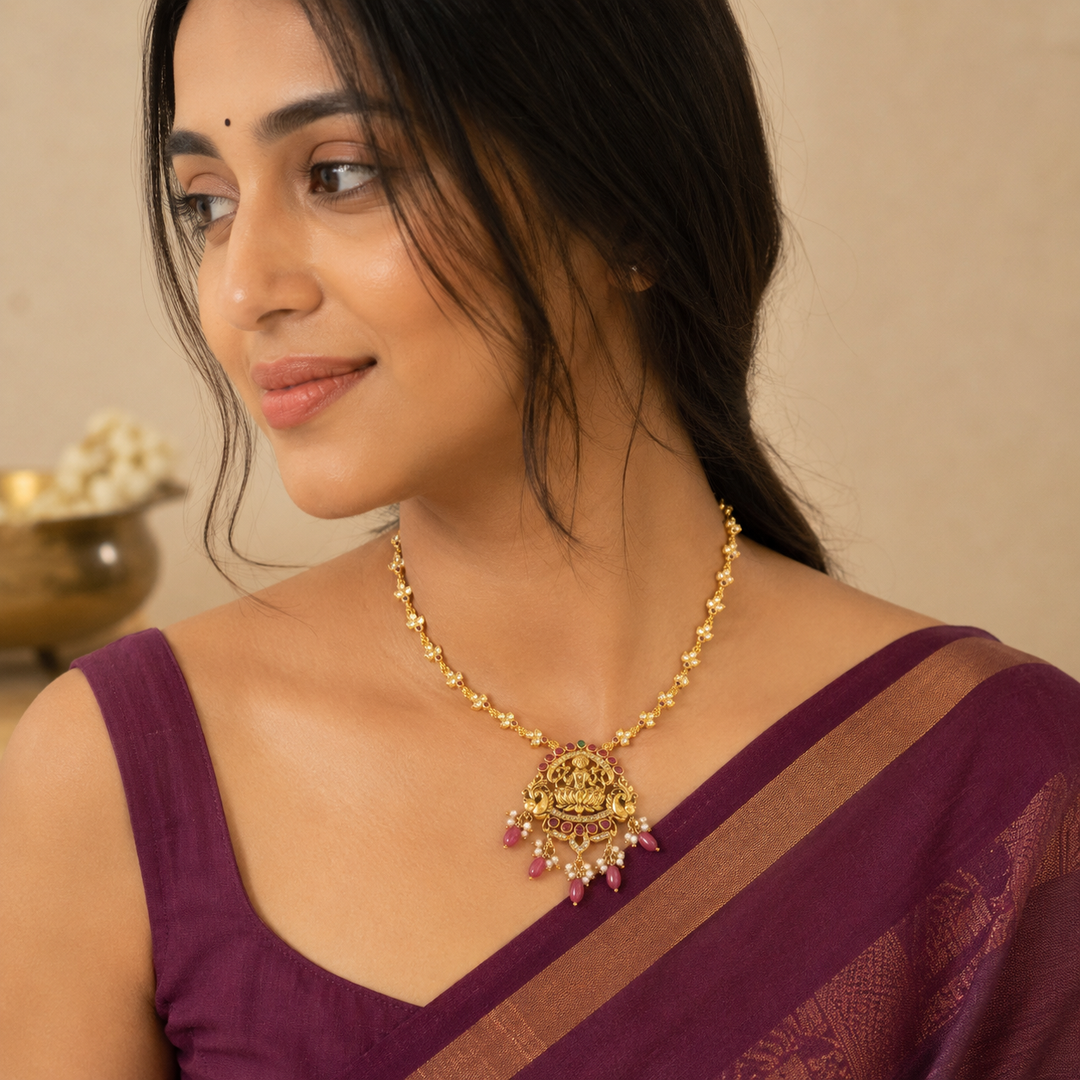 Kanakapriya Temple Necklace
