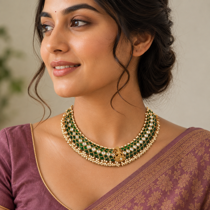 Sampada Temple Necklace