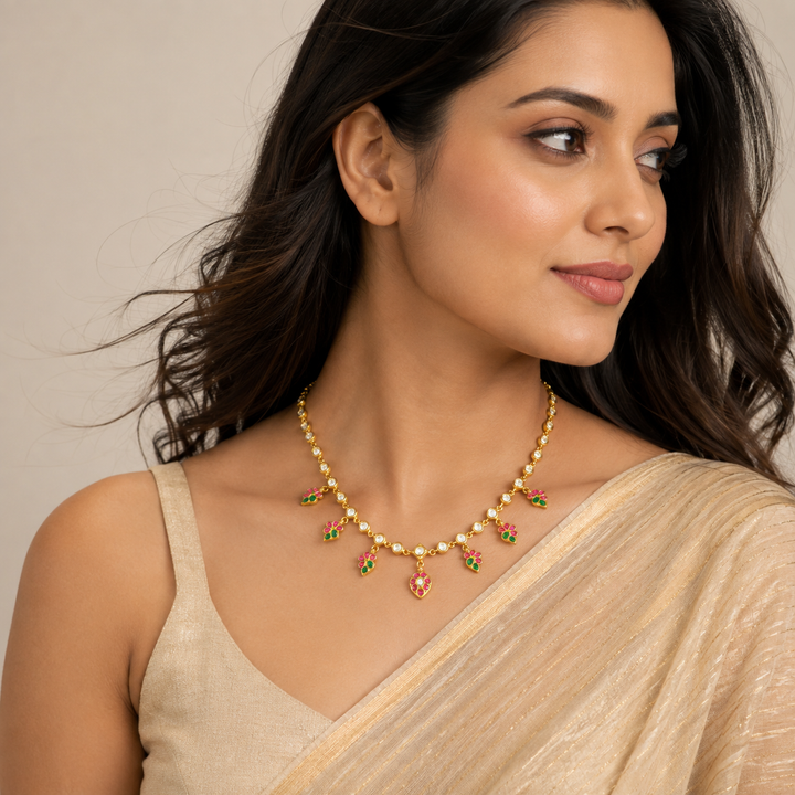 Pearviya Kundan Necklace