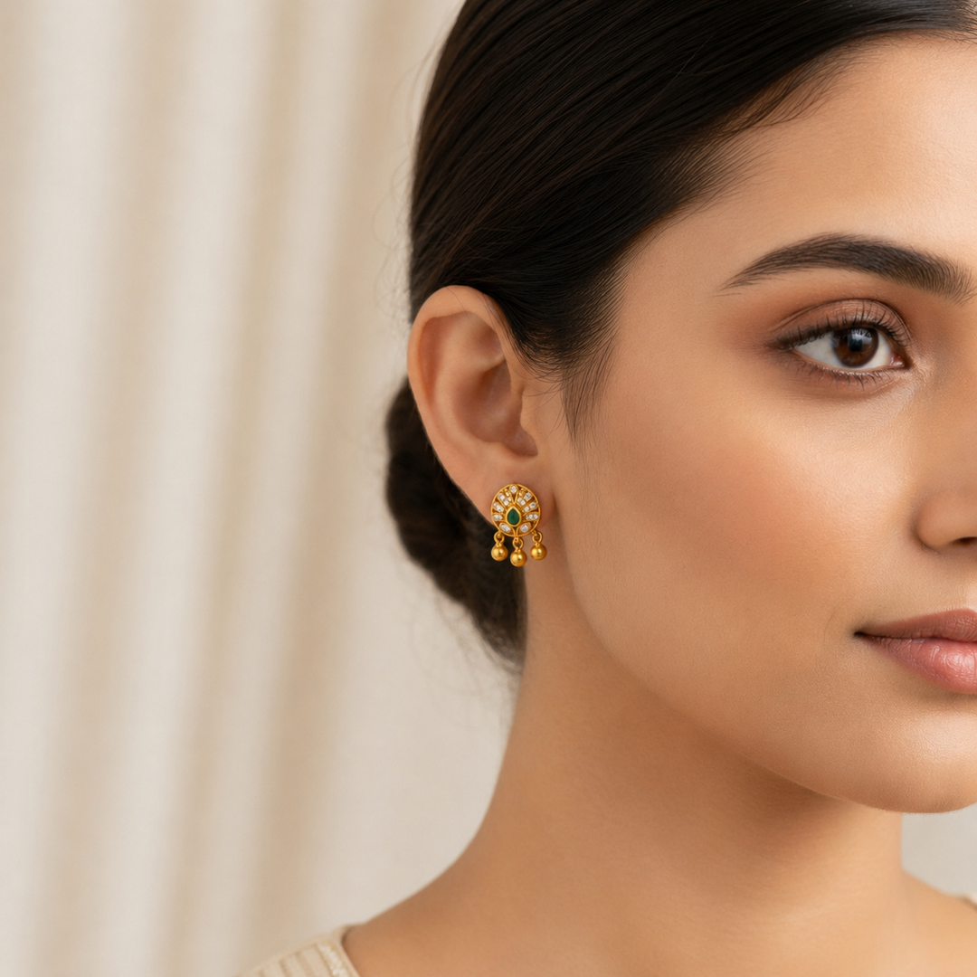 Verdant Stone Studs