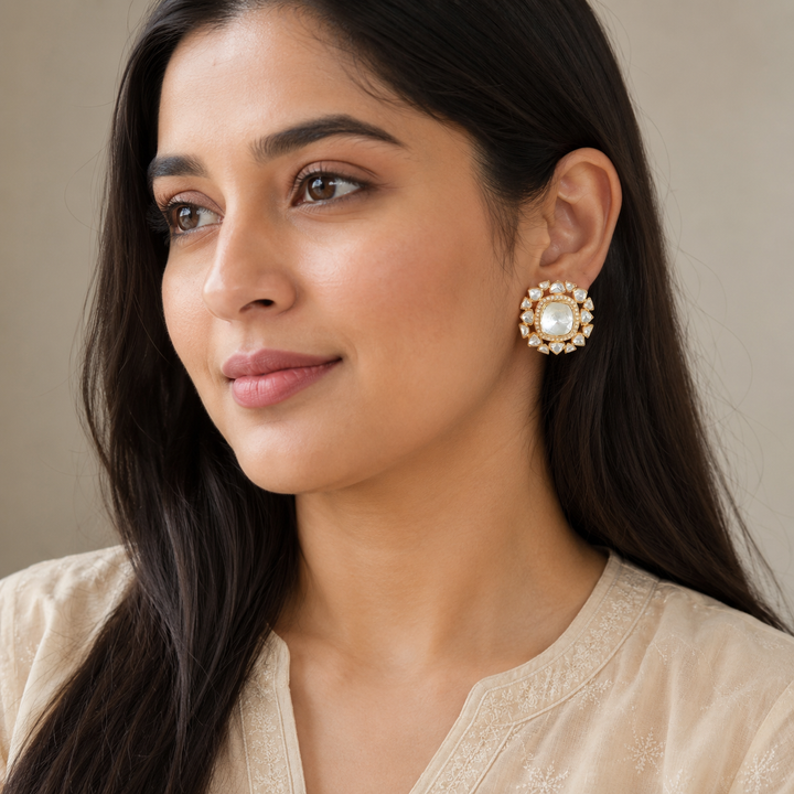 Zafira Moissanite Studs