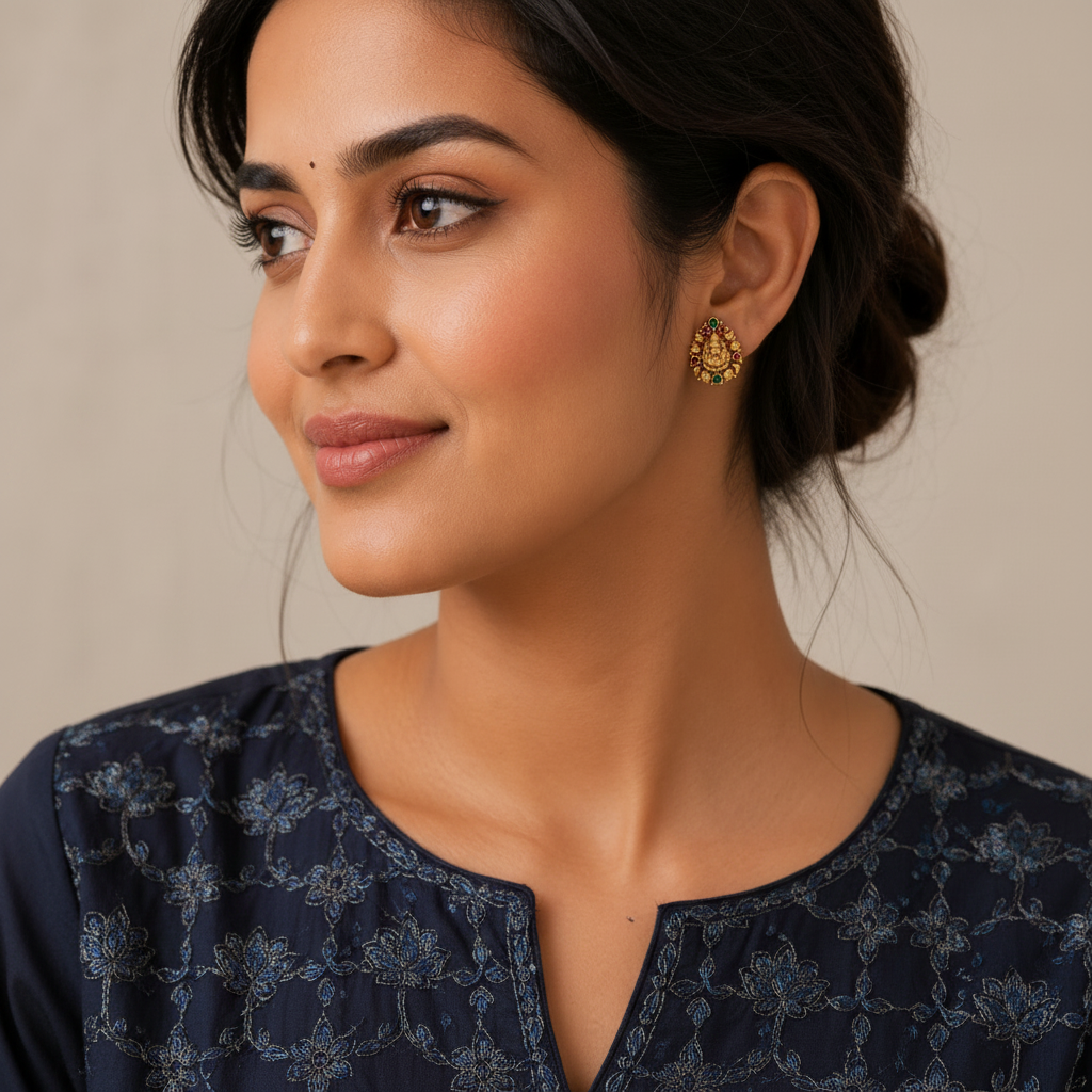 Kshira Temple Studs