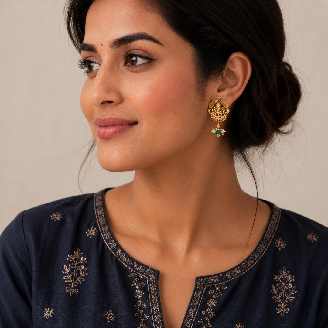 Shriyah Temple Studs
