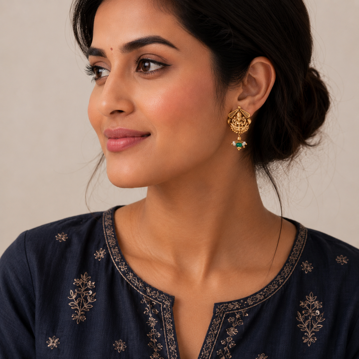 Shriyah Temple Studs