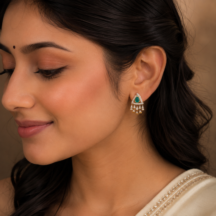 Halo Triangle Studs