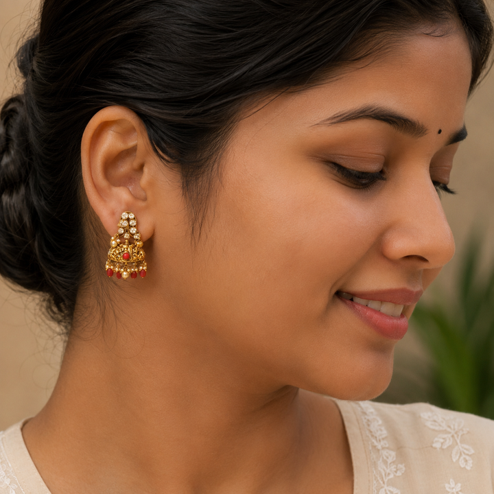 Maylora Nakshi Jhumka