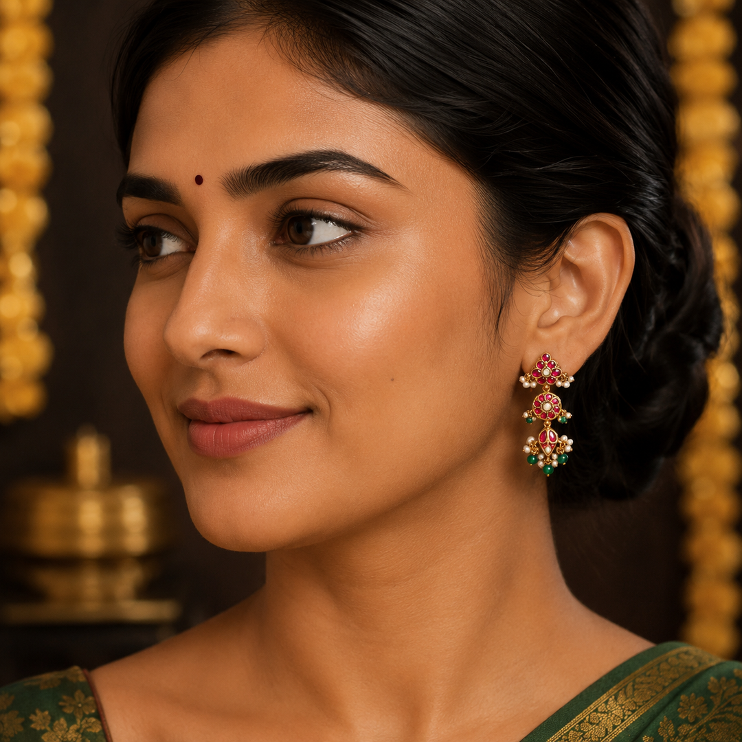 Shrinaya Kundan Danglers