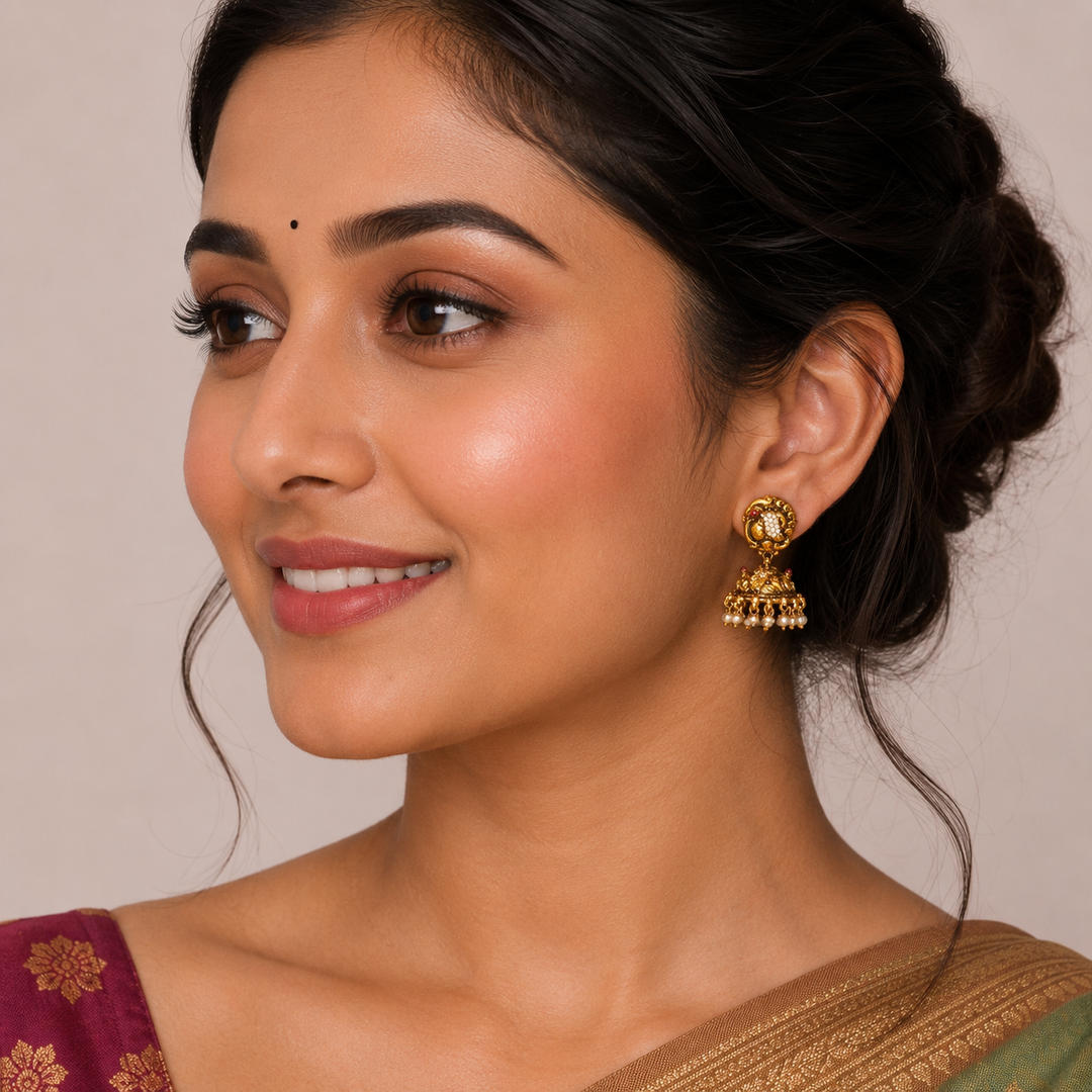 Mayuraja Nakshi Jhumka