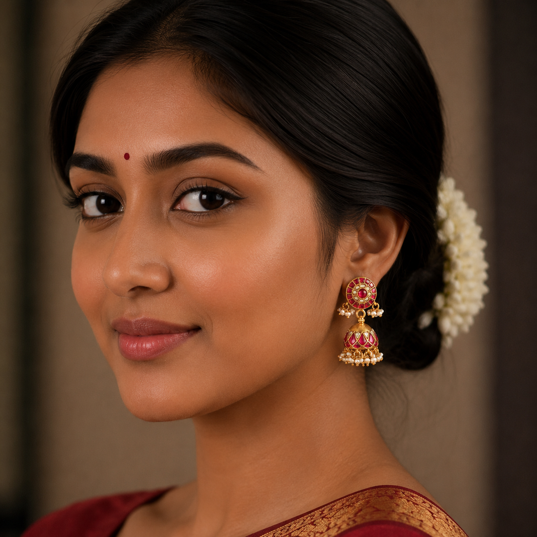 Florara kundan Jhumka