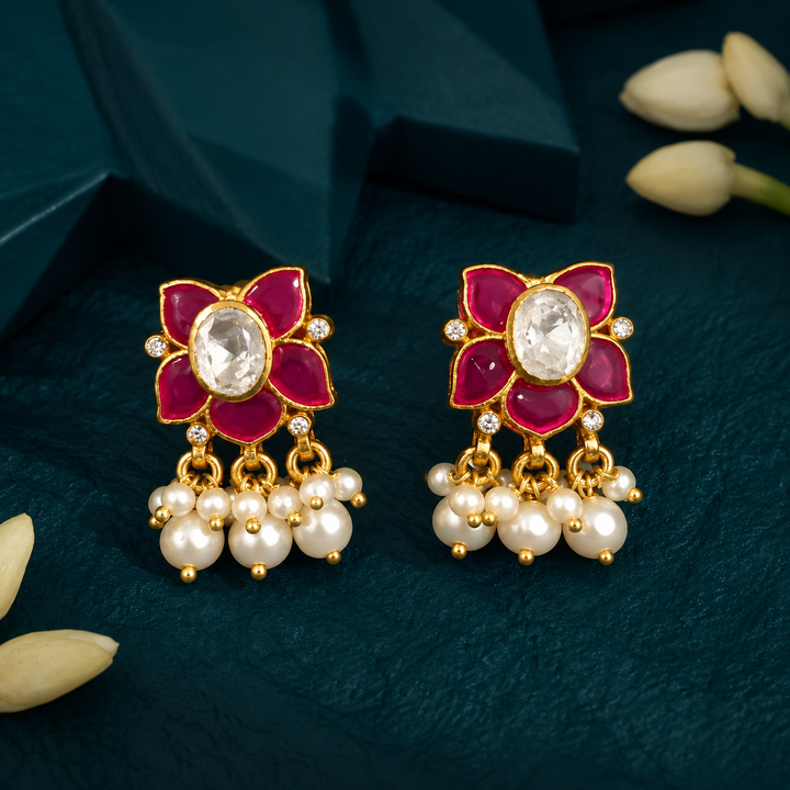 Mahira Kundan Studs