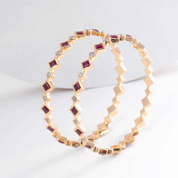 Ruby Rosea Bangles