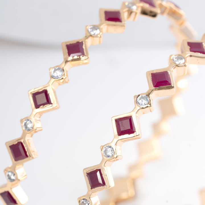 Ruby Rosea Bangles