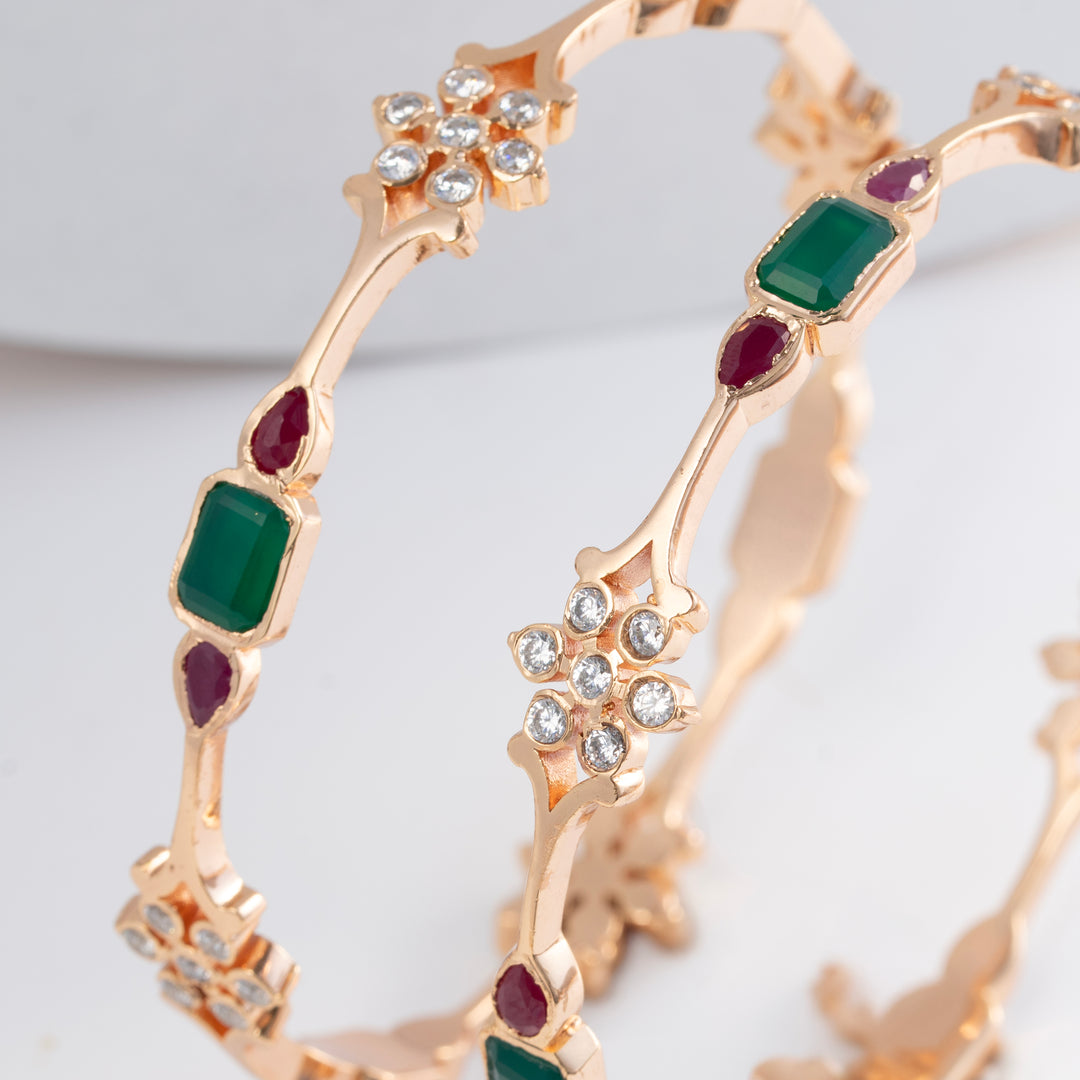 Rubemerald Bloom Bangles