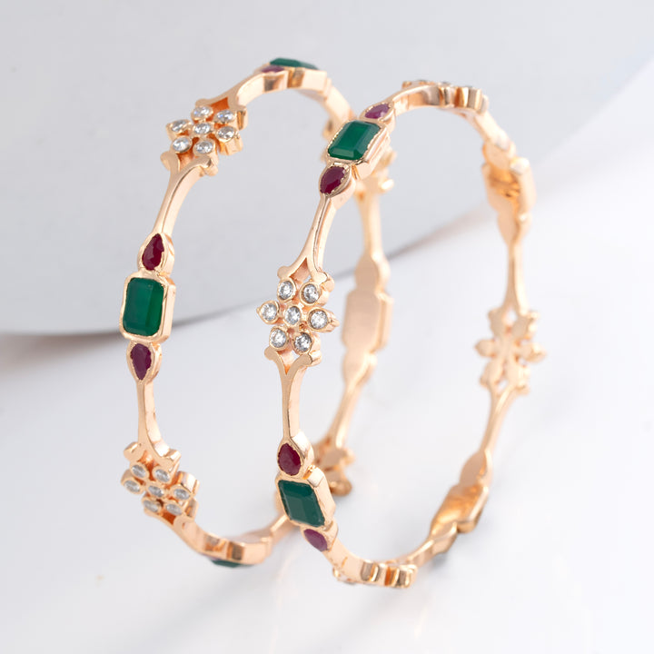 Rubemerald Bloom Bangles