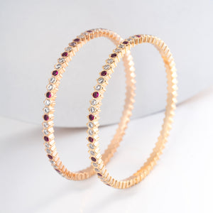 Czar Ruby Stone Bangles
