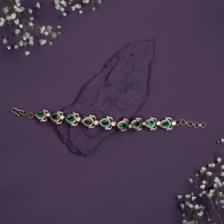 Emerald Veil Bracelet