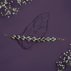 Emerald Veil Bracelet
