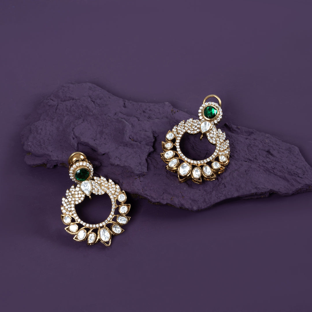 Regalia Verde Danglers