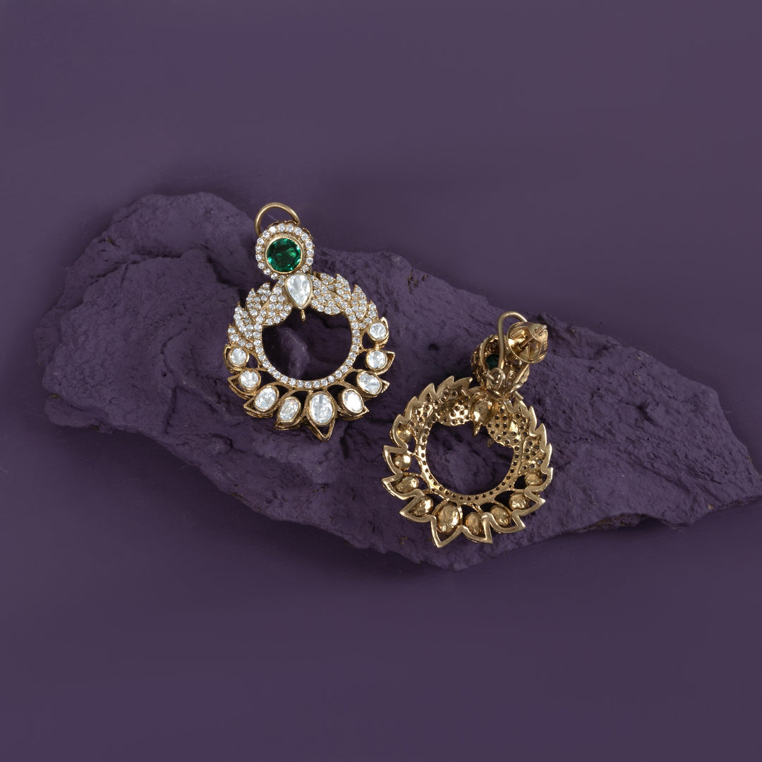Regalia Verde Danglers