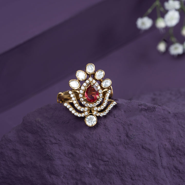 Lotus of Flames Ring