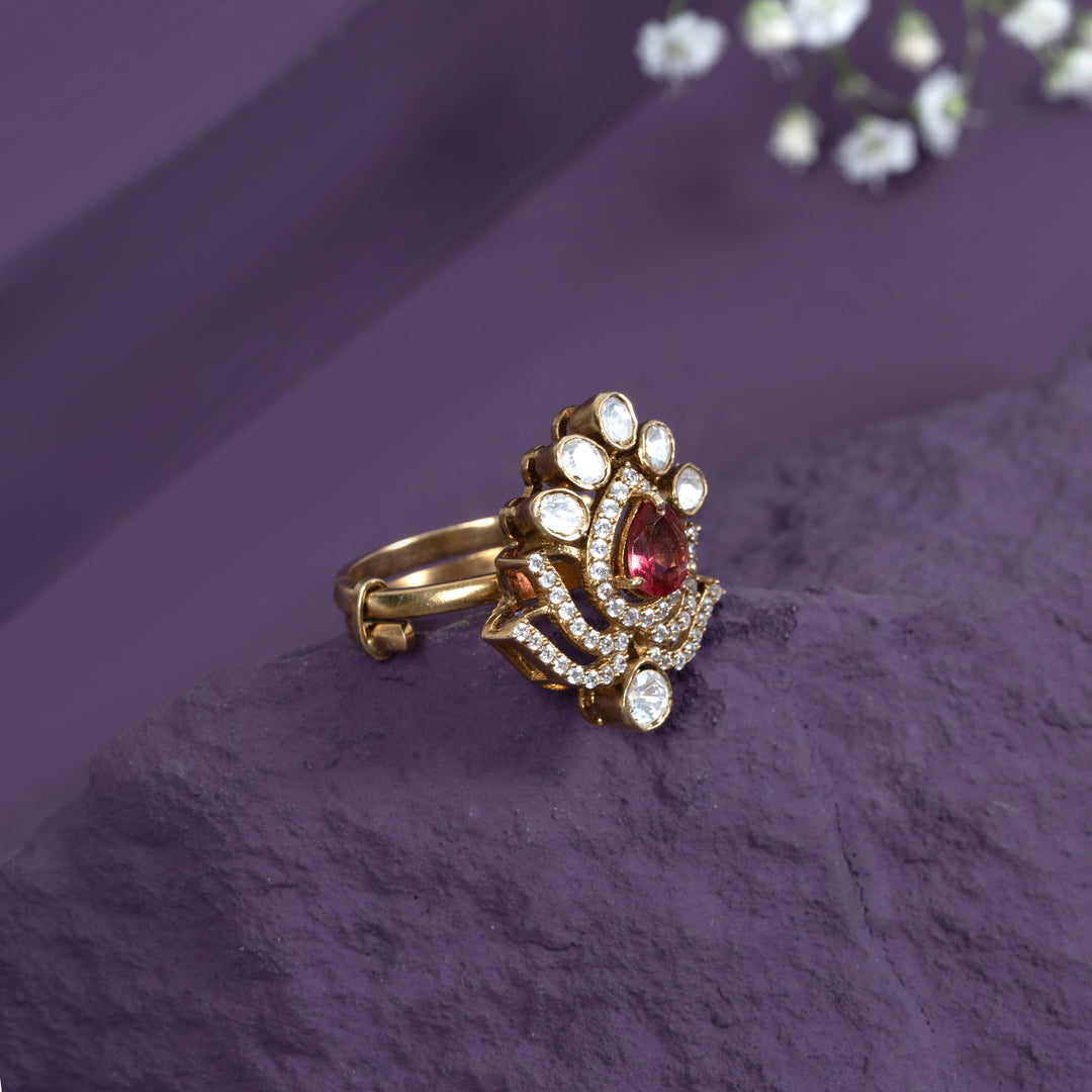 Lotus of Flames Ring