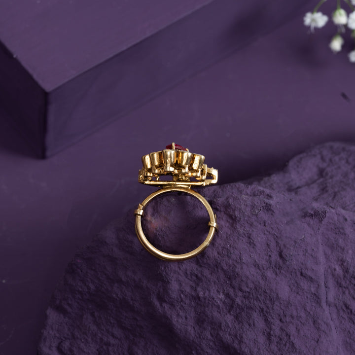 Lotus of Flames Ring