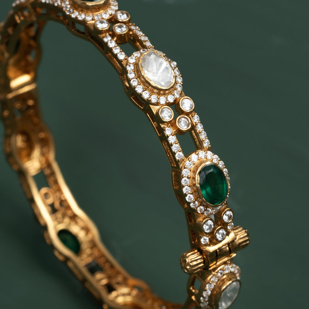 Queen's Verdant Glow Bangles