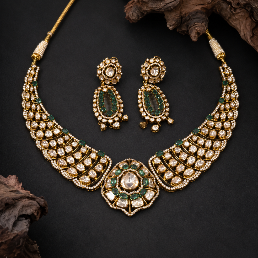 Victorian Floral Necklace Set