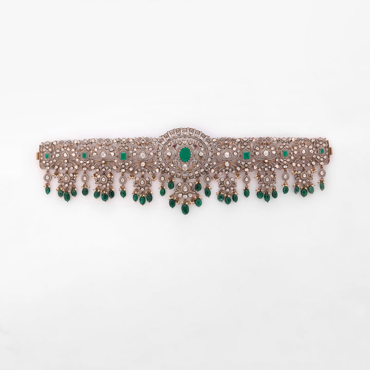 Spiffy Green Victorian Hip Belt
