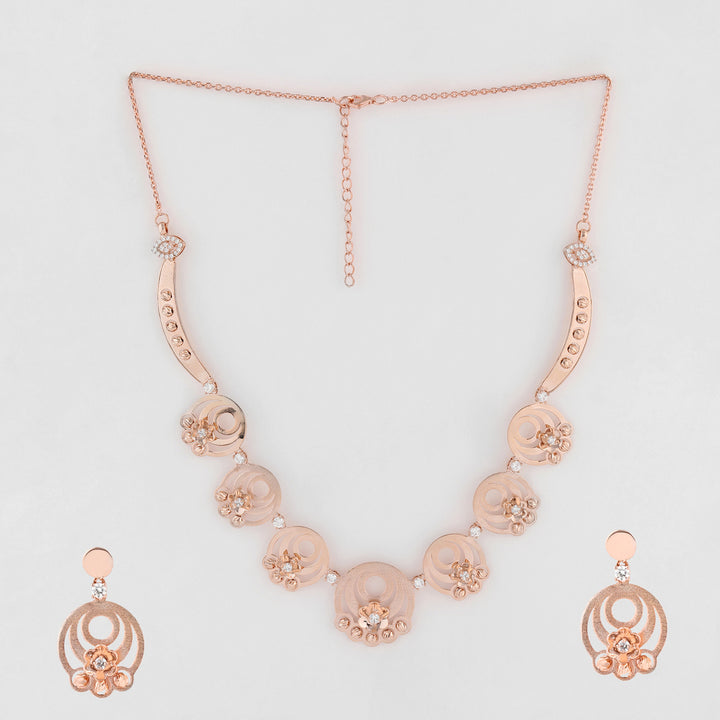 Ellipse Short Necklace Set