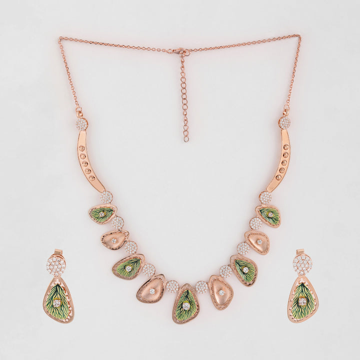 Meenakari Short Necklace Set