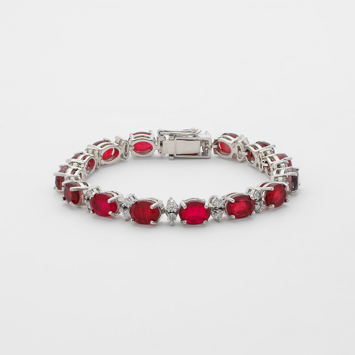 Ruby Elegance Bracelet