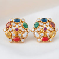 NAVARATNA EARRINGS