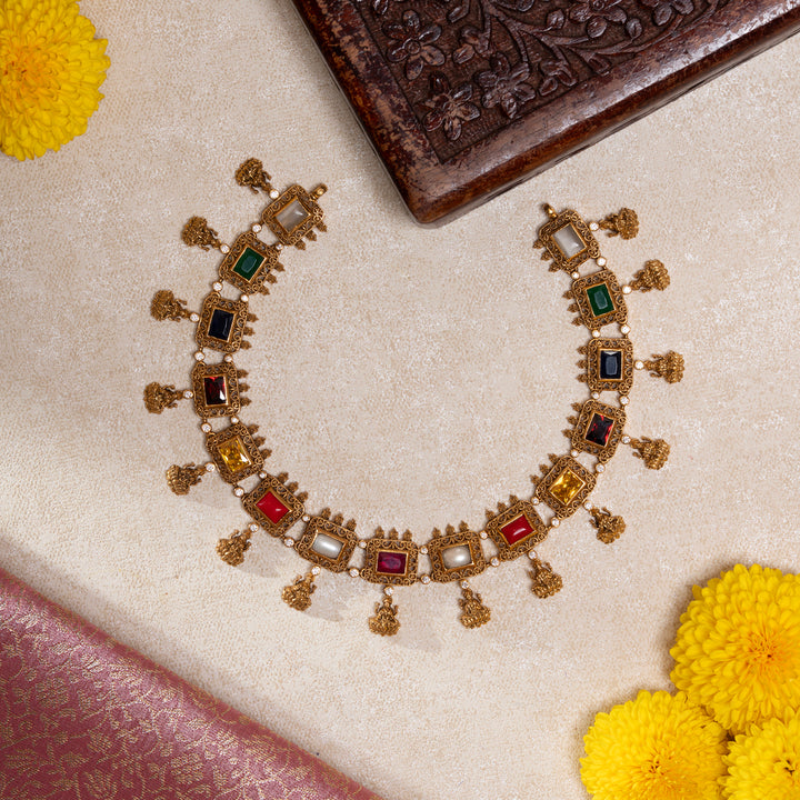 Navaratna Lakshmika Necklace