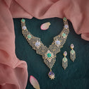 Glamorous CZ Necklace Set