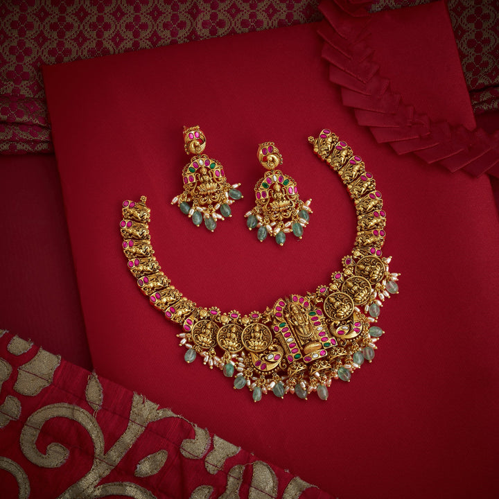 Achyuta Temple Necklace Set