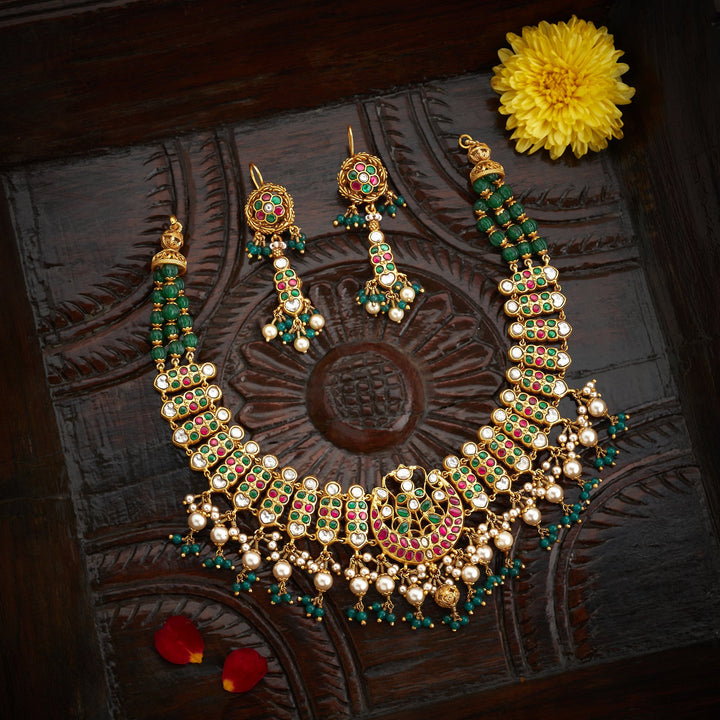 Kundanri Reversible Necklace Set
