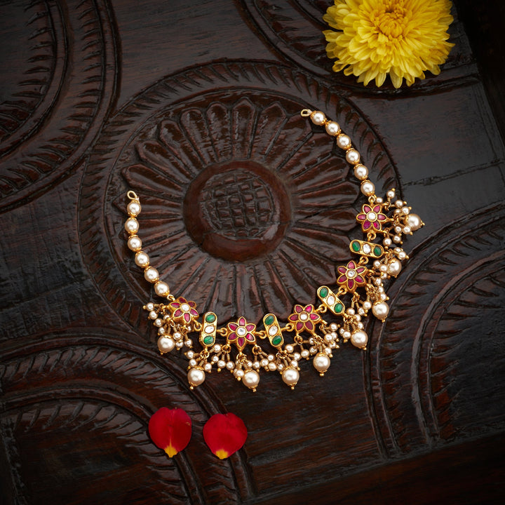 Phool-Moti Reversible Kundan Choker