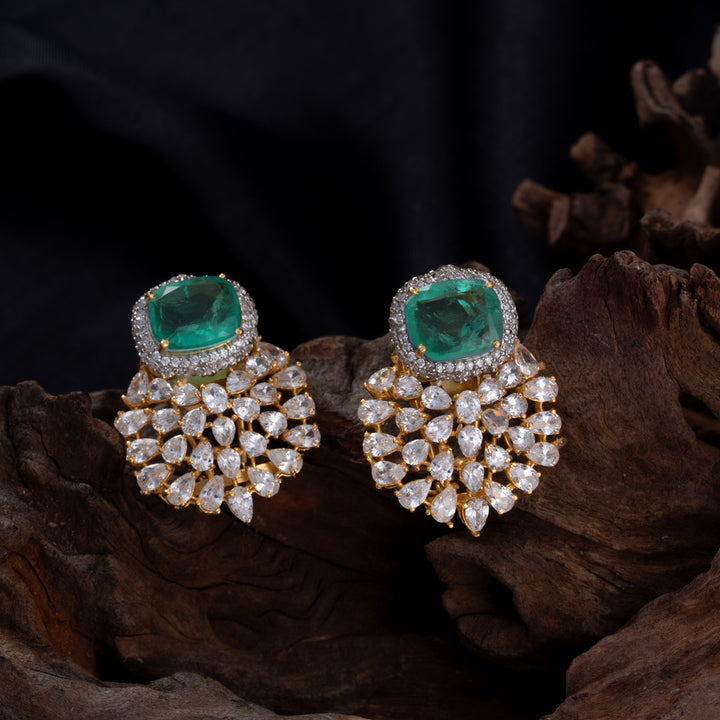 Elira Emerald Studs