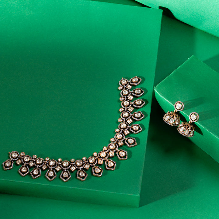 Pankhuri Polki Necklace Set