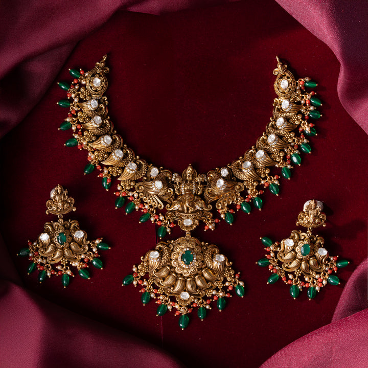 Mystique Mayuri Necklace Set
