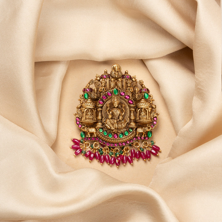 Gajabharana Lakshmi Pendant