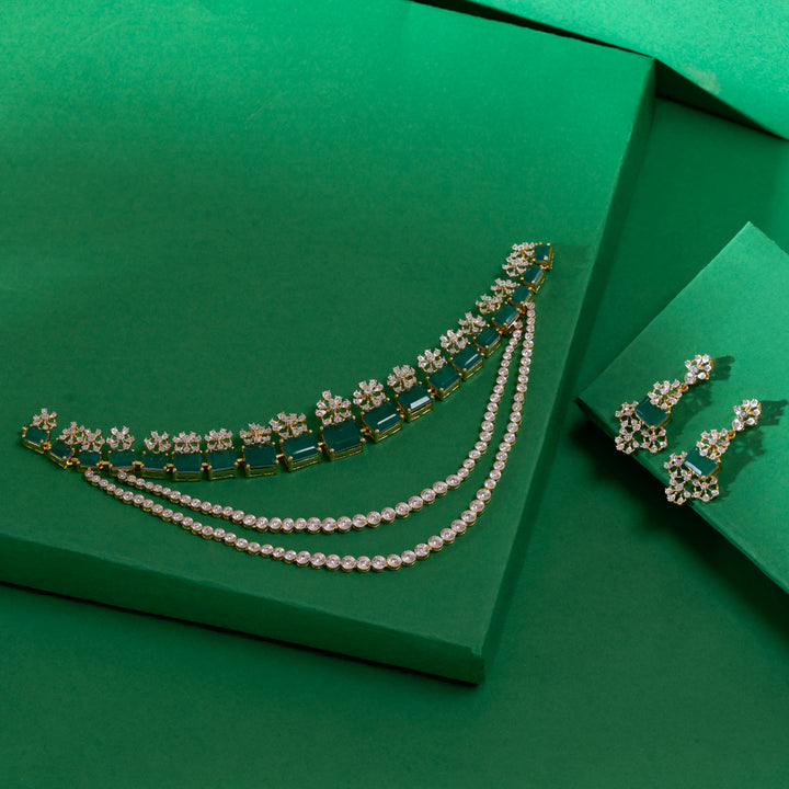 Verdé Glint Necklace Set
