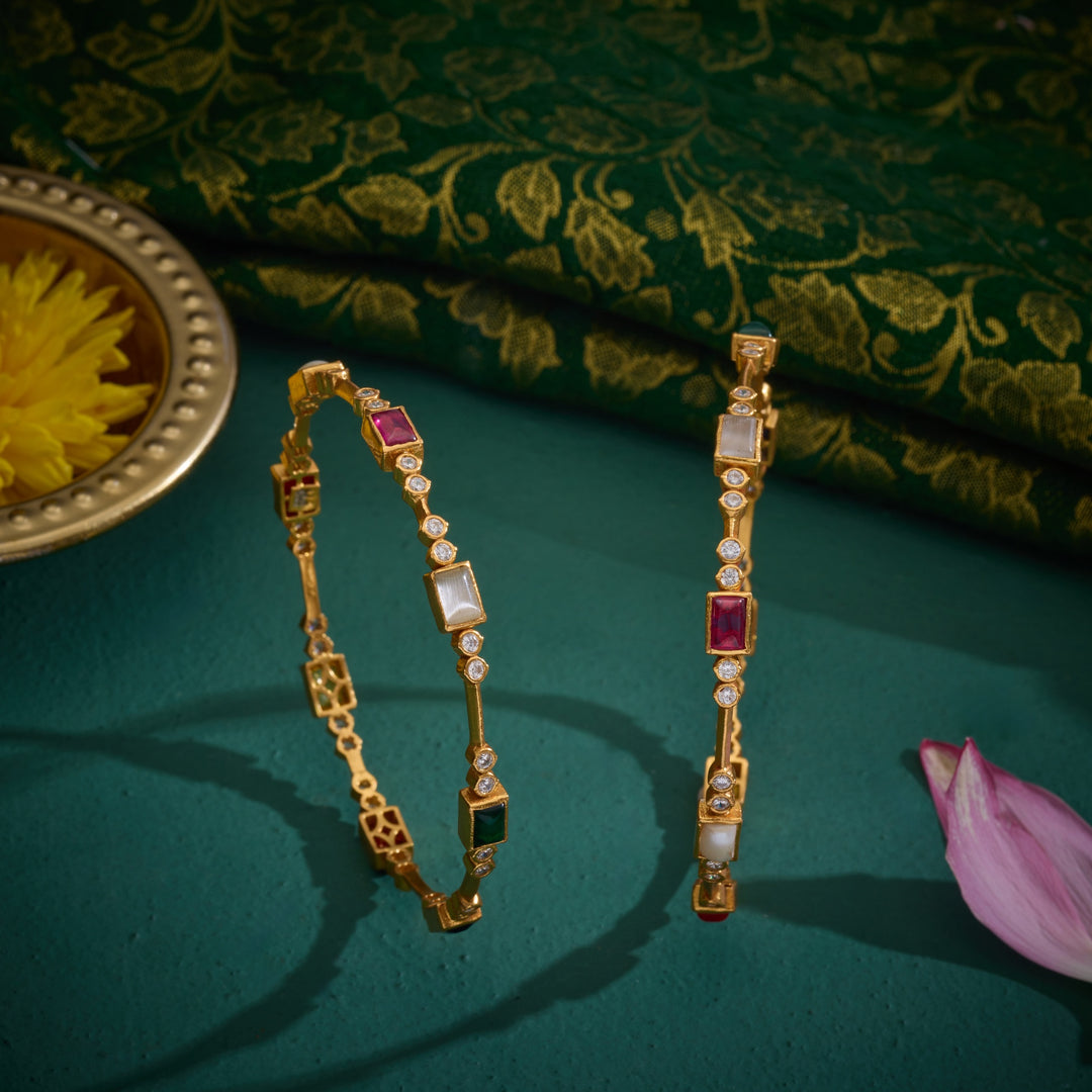 Rectarya Nine Gems Bangles