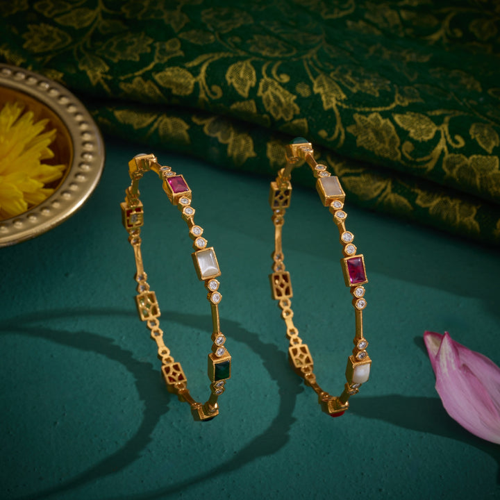 Rectarya Nine Gems Bangles
